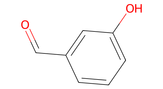 3-ヒドロキシベンズアルデヒド の化学構造