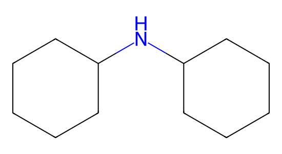 ジシクロヘキシルアミン の化学構造