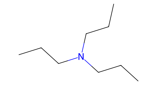 トリプロピルアミン の化学構造