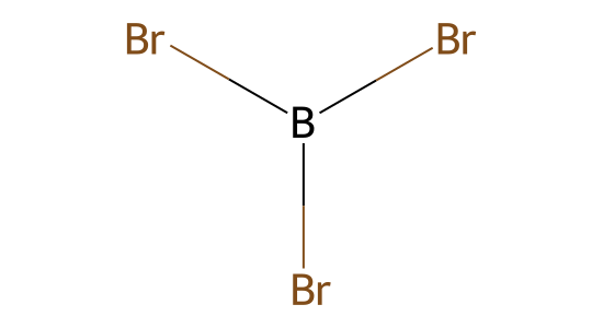 三臭化ほう素 (17%溶液, 約1mol/L) の化学構造