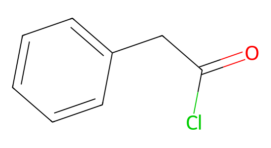フェニルアセチルクロリド の化学構造