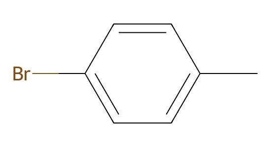 4-ブロモトルエン の化学構造式
