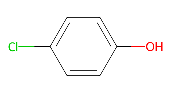 4-クロロフェノール の化学構造