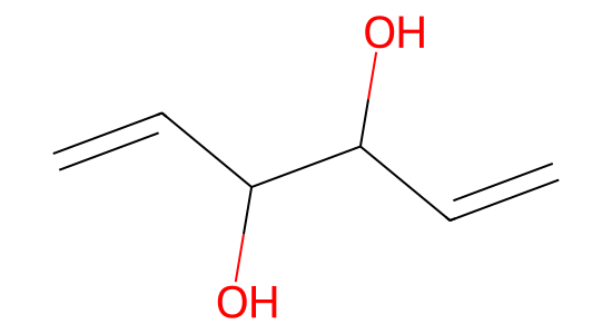 1,5-ヘキサジエン-3,4-ジオール の化学構造