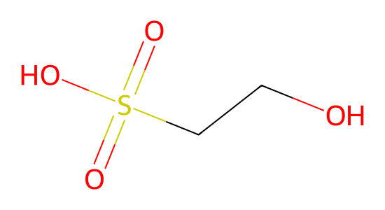 2-ヒドロキシエタンスルホナート の化学構造
