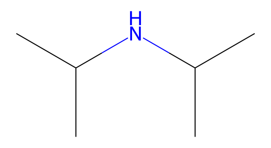 ジイソプロピルアミン の化学構造