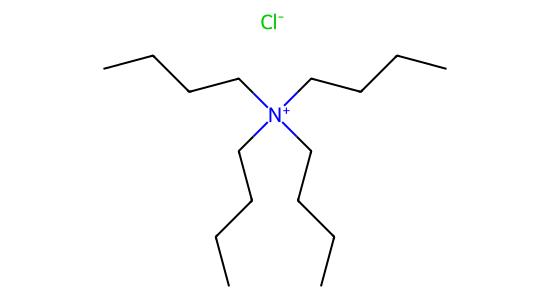テトラブチルアンモニウムクロリド の化学構造