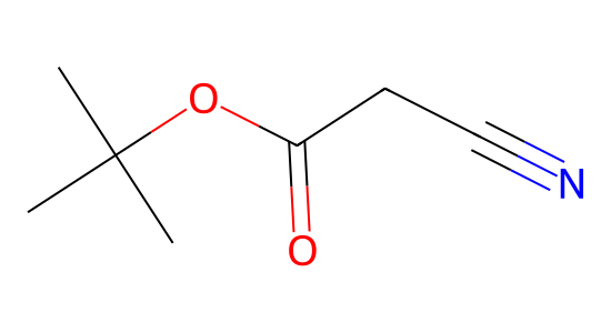 シアノ酢酸 tert-ブチル の化学構造