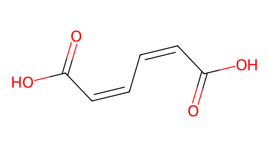 CIS,CIS-ムコン酸 の化学構造