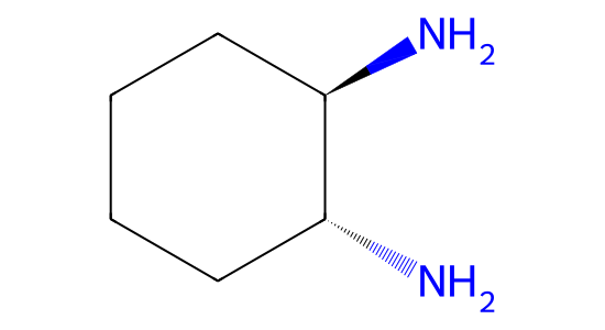 trans-1,2-シクロヘキサンジアミン の化学構造