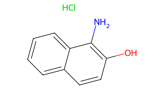 1-アミノ-2-ナフトール塩酸塩 の化学構造