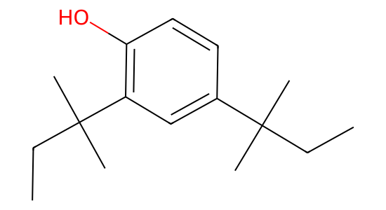 2,4-ジ-tert-アミルフェノール の化学構造