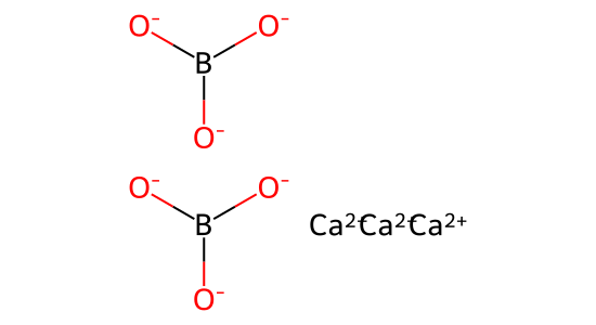 ほう酸カルシウム の化学構造