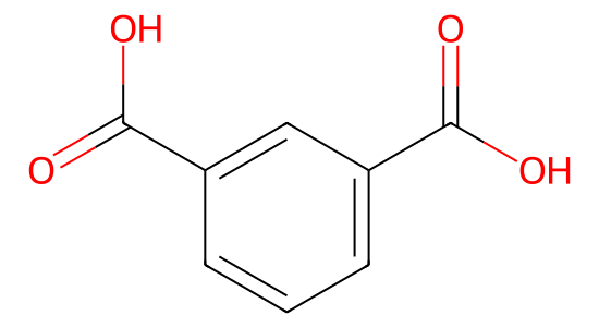イソフタル酸 の化学構造