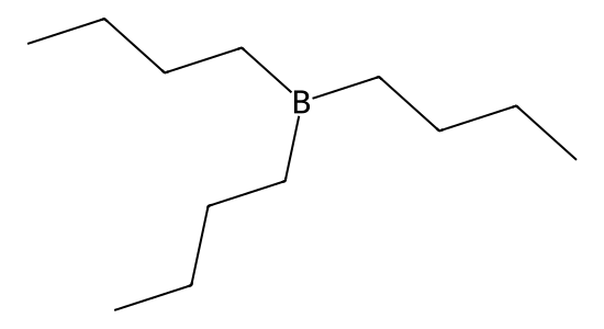 トリブチルボラン の化学構造