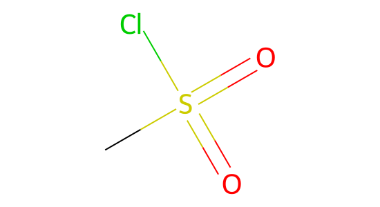 メタンスルホニルクロリド の化学構造