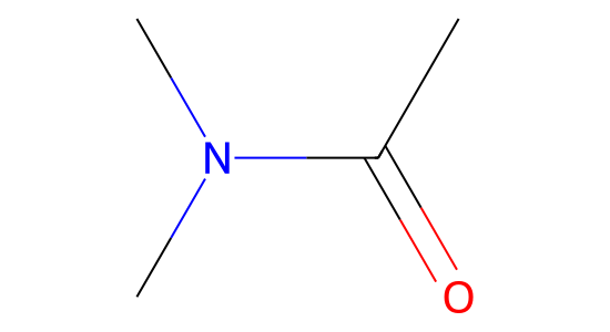 N,N-ジメチルアセトアミド の化学構造