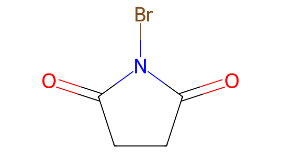 N-ブロモスクシンイミド の化学構造