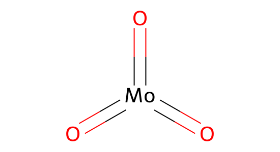 MoO3 の化学構造