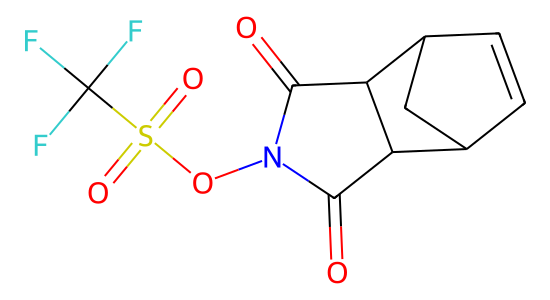 5-Norbornene-2,3-dicarboximidyl trifluoromethanesulfonate の化学構造