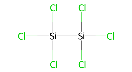 ヘキサクロロジシラン の化学構造