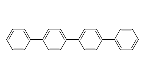 p-クオターフェニル の化学構造