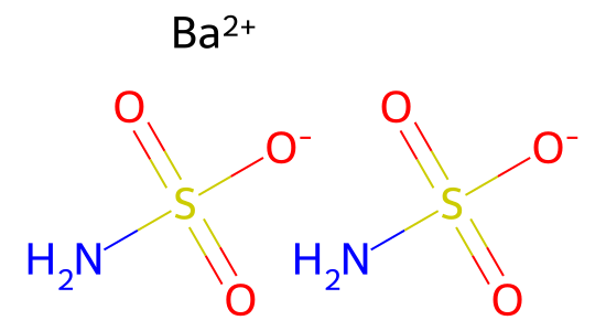 ビス(アミド硫酸)バリウム の化学構造