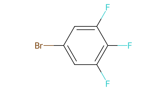 1-ブロモ-3,4,5-トリフルオロベンゼン の化学構造