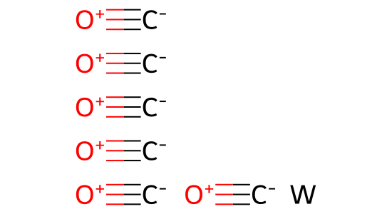 ヘキサカルボニルタングステン の化学構造