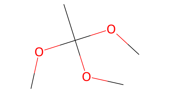 オルト酢酸トリメチル の化学構造