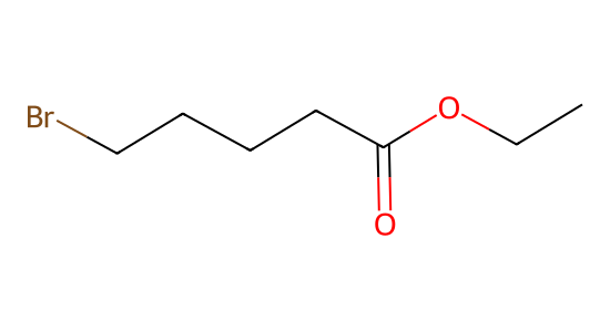 5-ブロモ吉草酸 エチル の化学構造