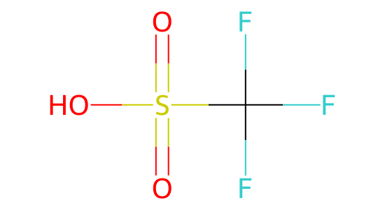 トリフルオロメタンスルホン酸 の化学構造