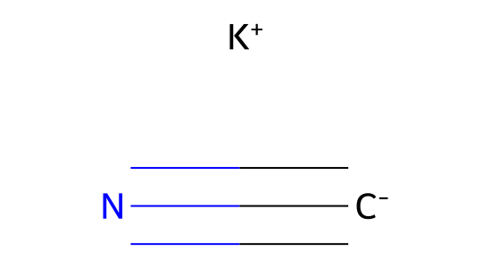 シアン化カリウム の化学構造
