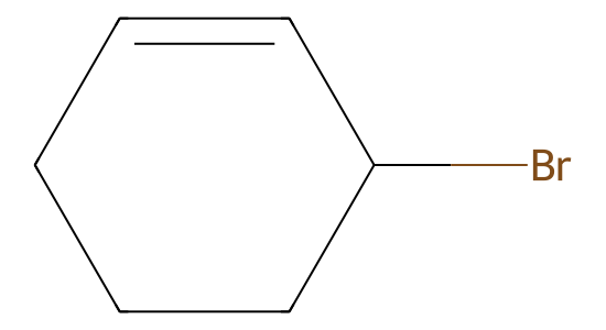 3-ブロモシクロヘキセン の化学構造