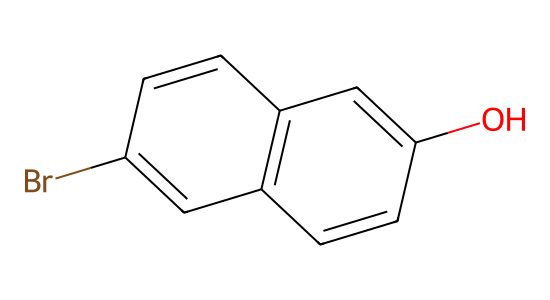 6-ブロモ-2-ナフトール の化学構造
