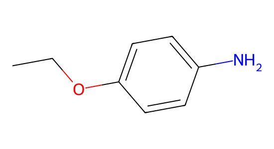 p-フェネチジン の化学構造