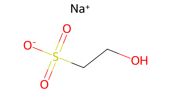 イセチオン酸ナトリウム の化学構造