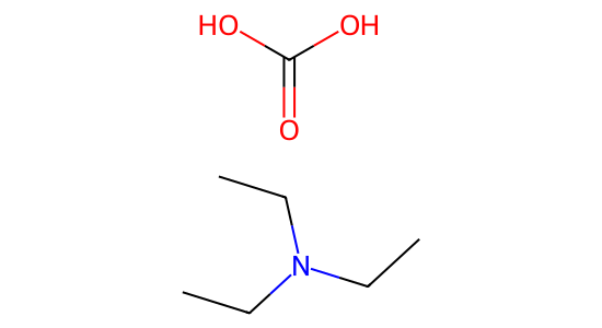 重炭酸トリエチルアンモニウム の化学構造
