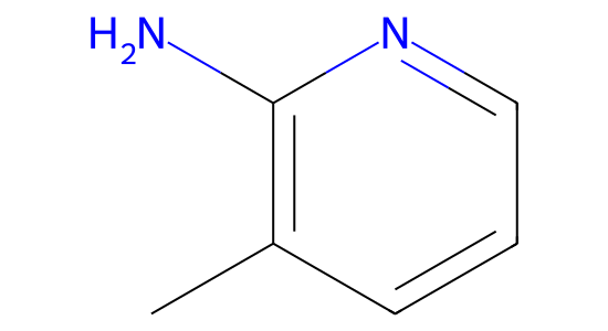 2-アミノ-3-メチルピリジン の化学構造