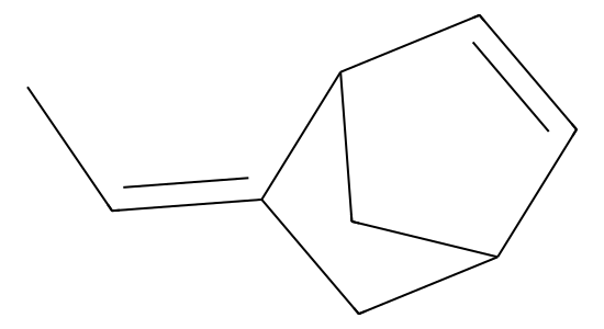 5-エチリデン-2-ノルボルネン の化学構造