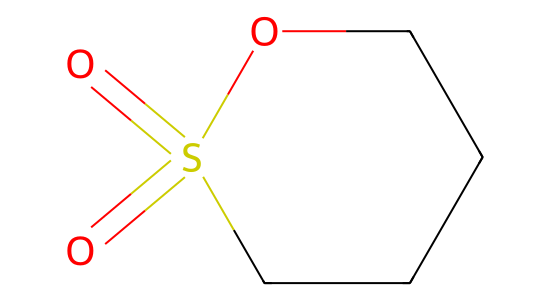 1，4－ブタンスルトン の化学構造