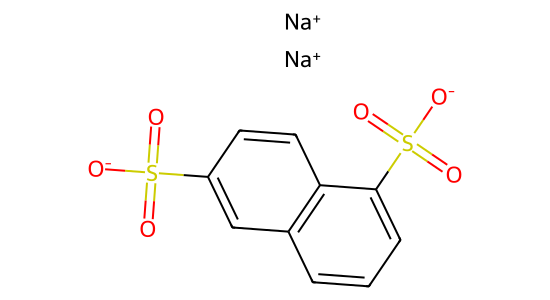 1,6-ナフタレンジスルホン酸二ナトリウム の化学構造