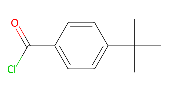 4-tert-ブチル安息香酸クロリド の化学構造