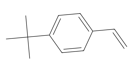 4-tert-ブチルスチレン の化学構造