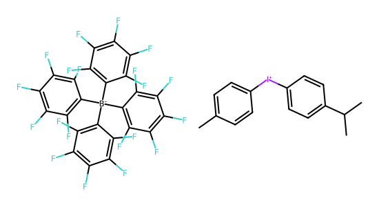 4-Isopropyl-4'-methyldiphenyliodonium Tetrakis(pentafluorophenyl)borate の化学構造