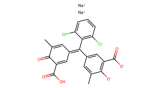 モーダントブルー1 の化学構造