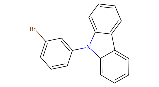 9-(3-ブロモフェニル)カルバゾール の化学構造