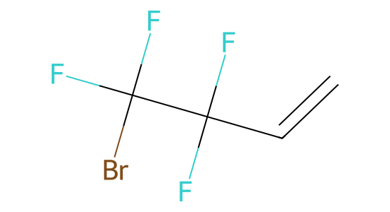 4-ブロモ-3,3,4,4-テトラフルオロ-1-ブテン の化学構造