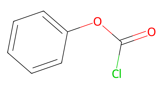 クロロぎ酸フェニル の化学構造