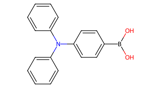 4-(ジフェニルアミノ)フェニルボロン酸 の化学構造